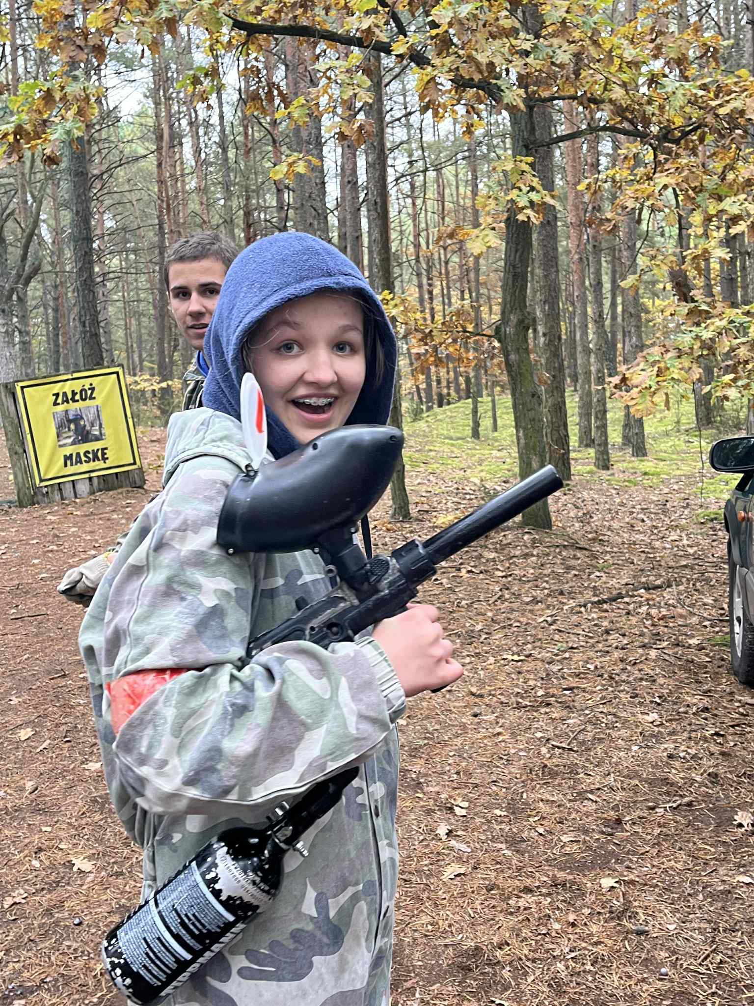 Wyjazd klasy I TS oraz II TEH na paintball